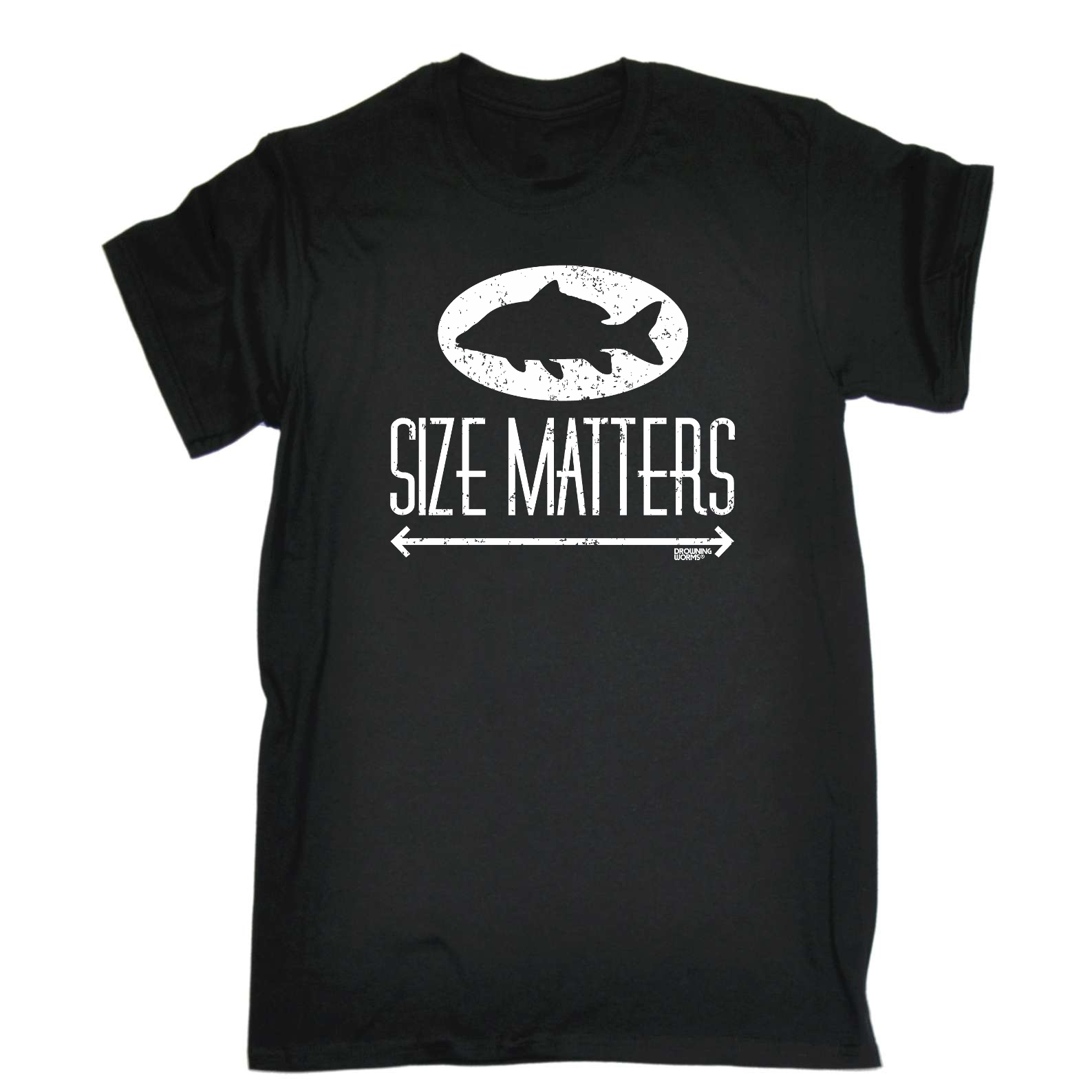 Size Matters Fishing - Funny Novelty Kids Children T-Shirt Tshirt Gift  Gifts Tee